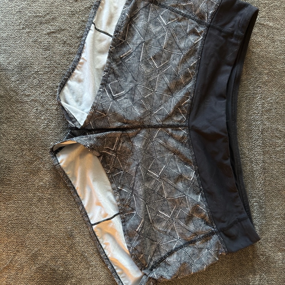 Stylish Black and Gray Women's Shorts